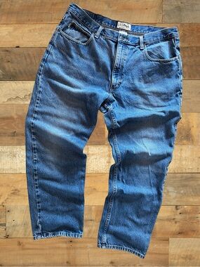L.L.Bean Classic Fit Jeans Men’s 34x29 (Tagged 38x29) Blue Denim 100% Cotton